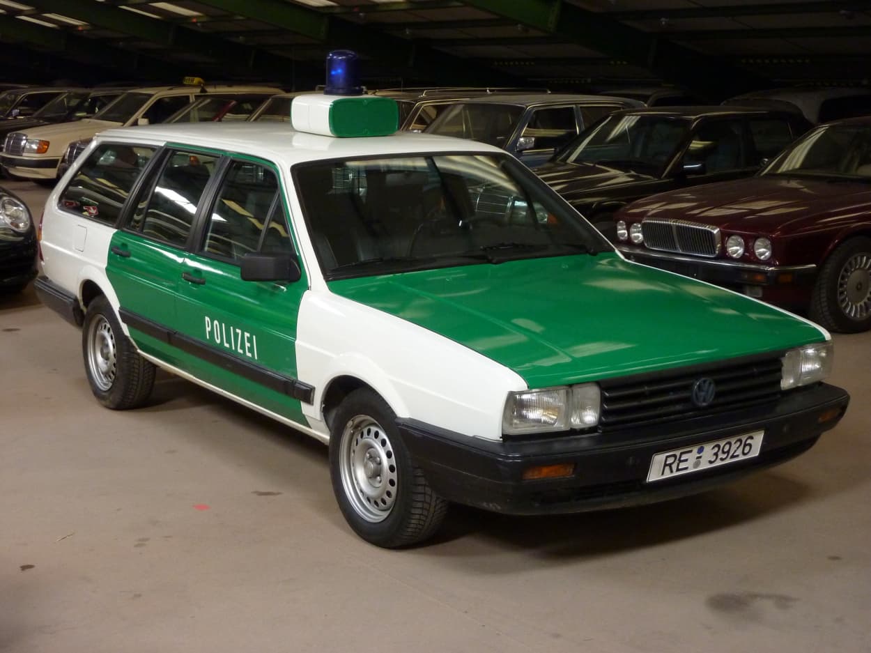 Bild vom VW Passat B2 Polizeiauto